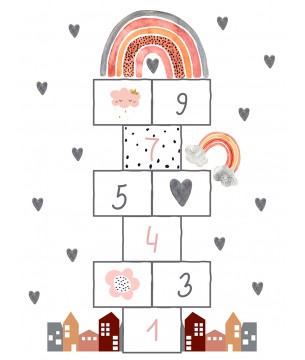Deri / Sepet Tabanlı Çocuk Halısı MC112