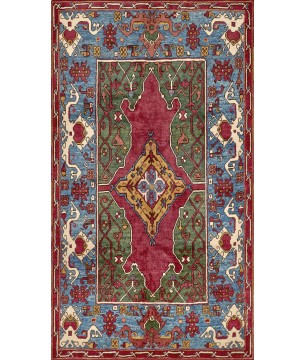 Bambu Tabanlı Klasik Halı MS499