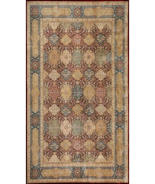 Deri / Sepet Tabanlı Klasik Halı MS126