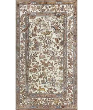 Leather / Basket Based Classic Carpet MS138