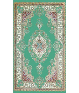 Deri / Sepet Tabanlı Klasik Halı MS155