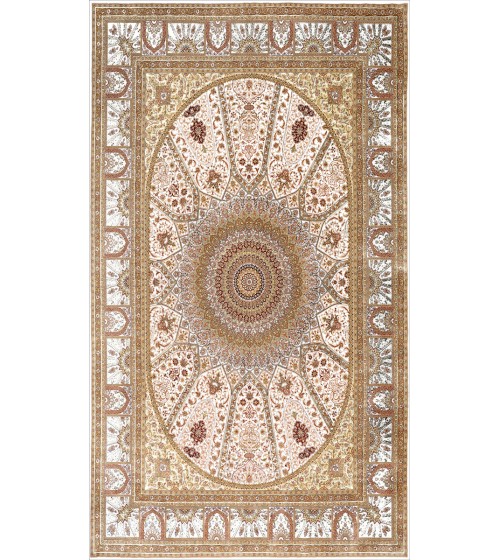 Deri / Sepet Tabanlı Klasik Halı MS158