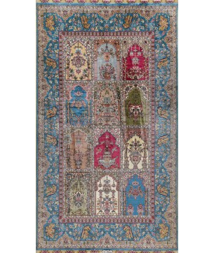 Deri / Sepet Tabanlı Klasik Halı MS167