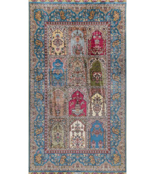 Deri / Sepet Tabanlı Klasik Halı MS167