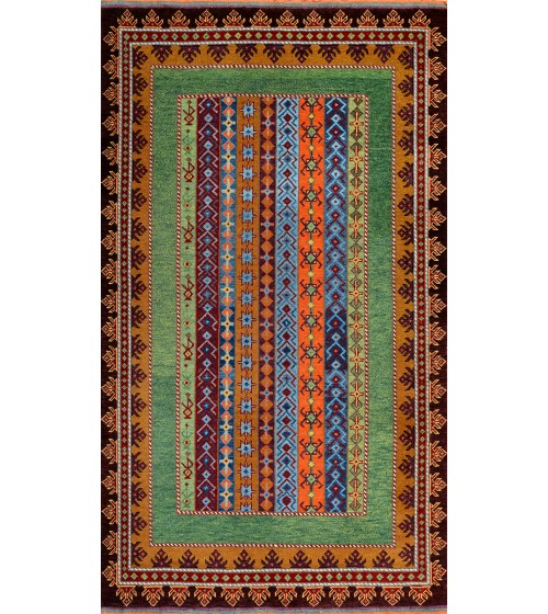 Leather / Basket Based Classic Carpet MS172