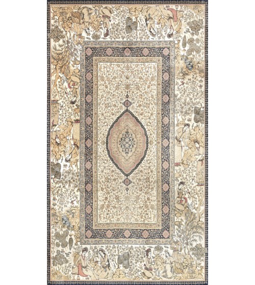 Leather / Basket Based Classic Carpet MS427