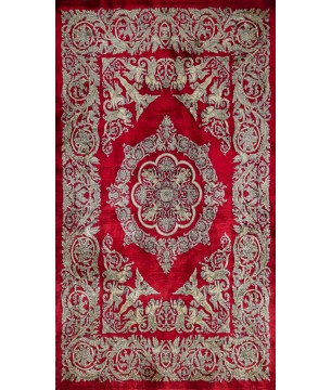 Deri / Sepet Tabanlı Klasik Halı MS444