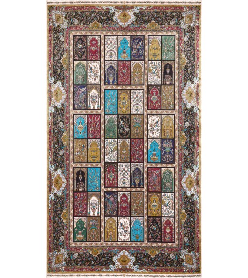 Deri / Sepet Tabanlı Klasik Halı MS469