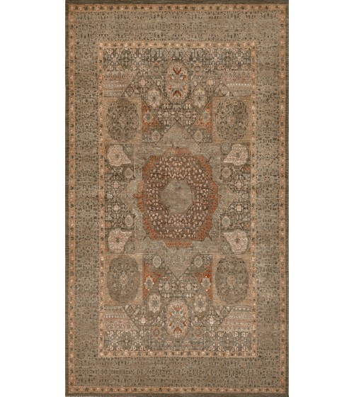 Deri / Sepet Tabanlı Klasik Halı MS487