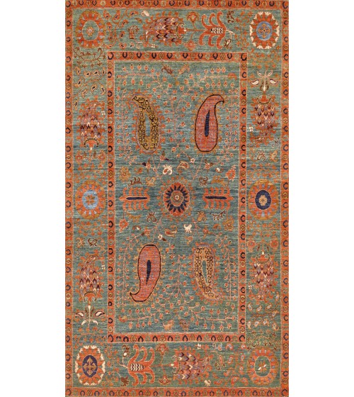 Leather / Basket Based Classic Carpet MS494