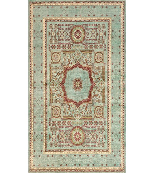 Deri / Sepet Tabanlı Klasik Halı MS498