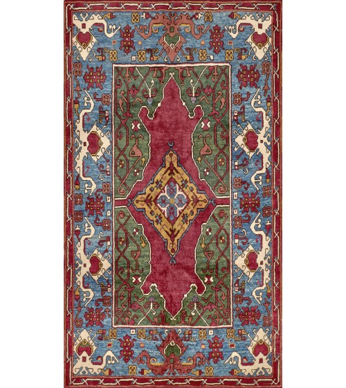 Deri / Sepet Tabanlı Klasik Halı MS499