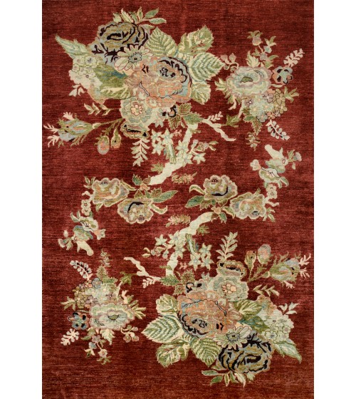 Deri / Sepet Tabanlı Klasik Halı MS541