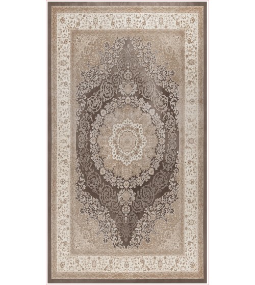 Deri / Sepet Tabanlı Modern Halı MS357