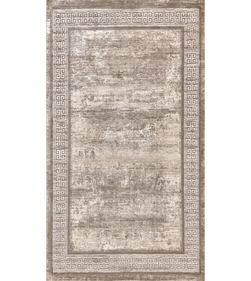 Deri / Sepet Tabanlı Modern Halı MS482