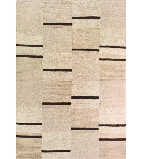 Deri / Sepet Tabanlı Modern Halı MS578