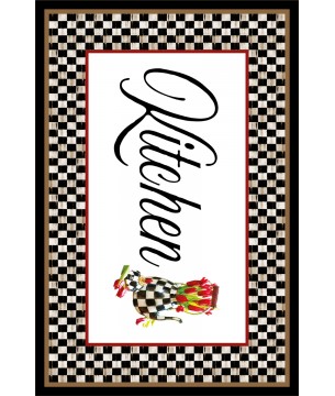 Deri / Sepet Tabanlı Mutfak - Banyo Halısı 11111-92