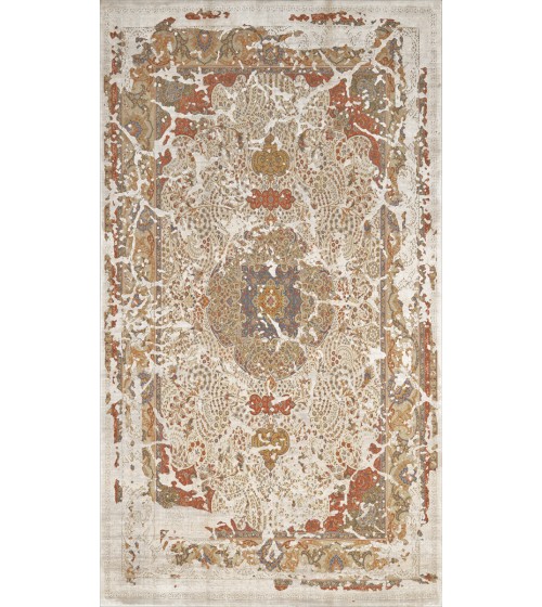 Deri / Sepet Tabanlı Vintage Halı MS376