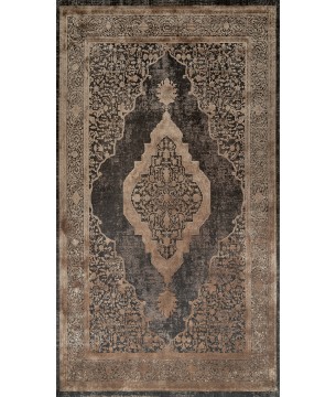 Leather / Basket Based Vintage Carpet MS434