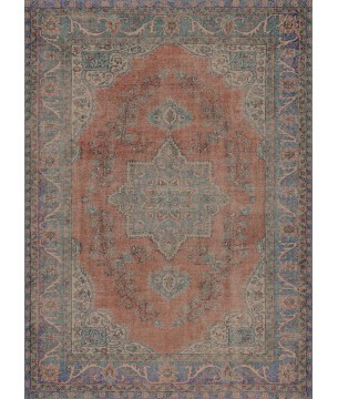 Deri / Sepet Tabanlı Vintage Halı MS601