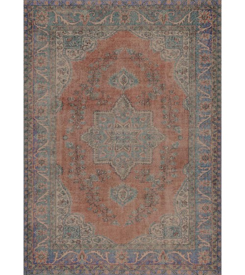 Deri / Sepet Tabanlı Vintage Halı MS601