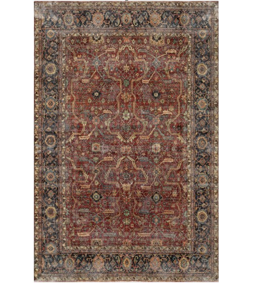 Deri / Sepet Tabanlı Vintage Halı MS607