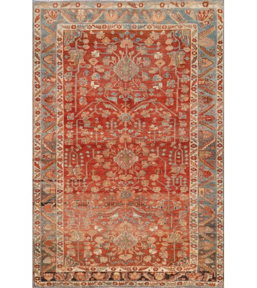 Leather / Basket Based Vintage Carpet MS611