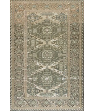 Leather / Basket Based Vintage Carpet MS613